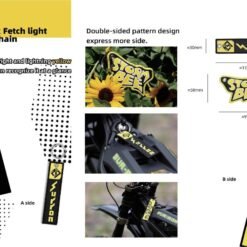 Alternative view of Embroidered Logo Keychain