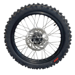 Alternative view of Light Bee 18" Rear Wheel Assembly with Brake Disc, Sprocket, & Tire