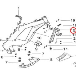 Alternative view of Light Bee Battery Protection Plate (Front)