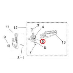 Light Bee Footpeg Return Spring