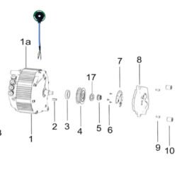 Alternative view of Light Bee Motor Position Adjuster Fix Plate 