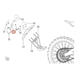 Light Bee Rear Reflector Bracket