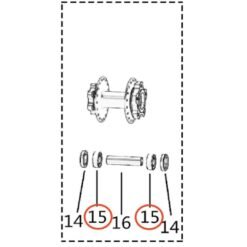 Light Bee Rear Wheel Hub Bearing