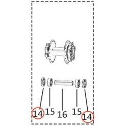 Light Bee Rear Wheel Hub Oil Seal
