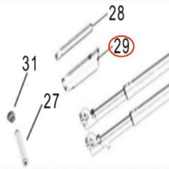 Alternative view of Light Bee S KKE Fork Mud Guard (Left)