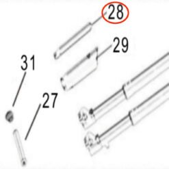 Alternative view of Light Bee S KKE Fork Mud Guard (Right)