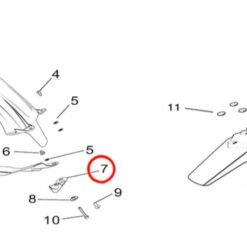 Alternative view of Light Bee Swingarm Bumper Block