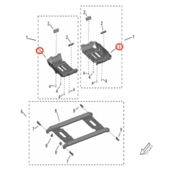 Storm Bee Bottom Battery Bracket