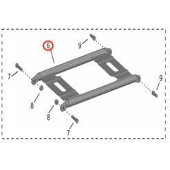 Alternative view of Storm Bee Botton Battery Support Bracket