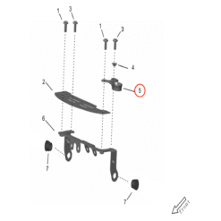 Storm Bee Front Brake Hose Holder