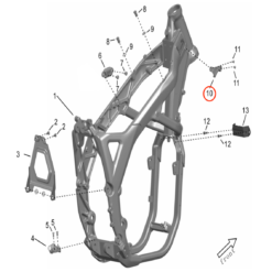 Storm Bee Front Frame Cable Holder