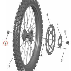 Alternative view of Storm Bee Front Wheel Bushing (Right)