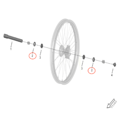 Storm Bee Front Wheel Hub Seal
