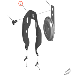 Storm Bee Horn Installation Plate