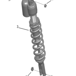 Alternative view of Storm Bee Rear KKE Shock Axle Bolt (BOTTOM)