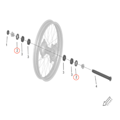 Storm Bee Rear Wheel Hub Seal