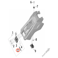 Ultra Bee Battery Lid Lock Plate