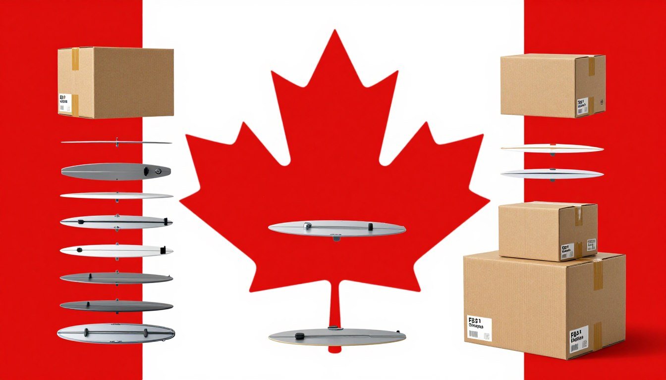 Canadian flag representing domestic availability of Sur-Ron parts and accessories
