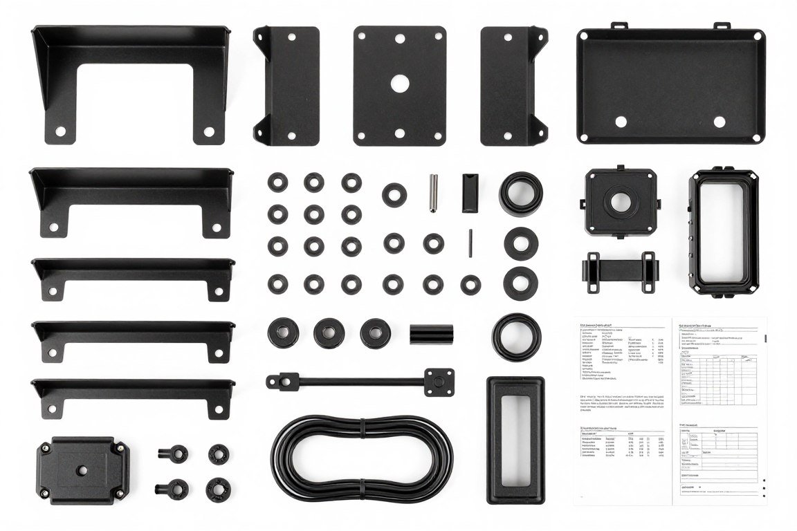 Complete Sur-Ron accessory installation kit with all hardware