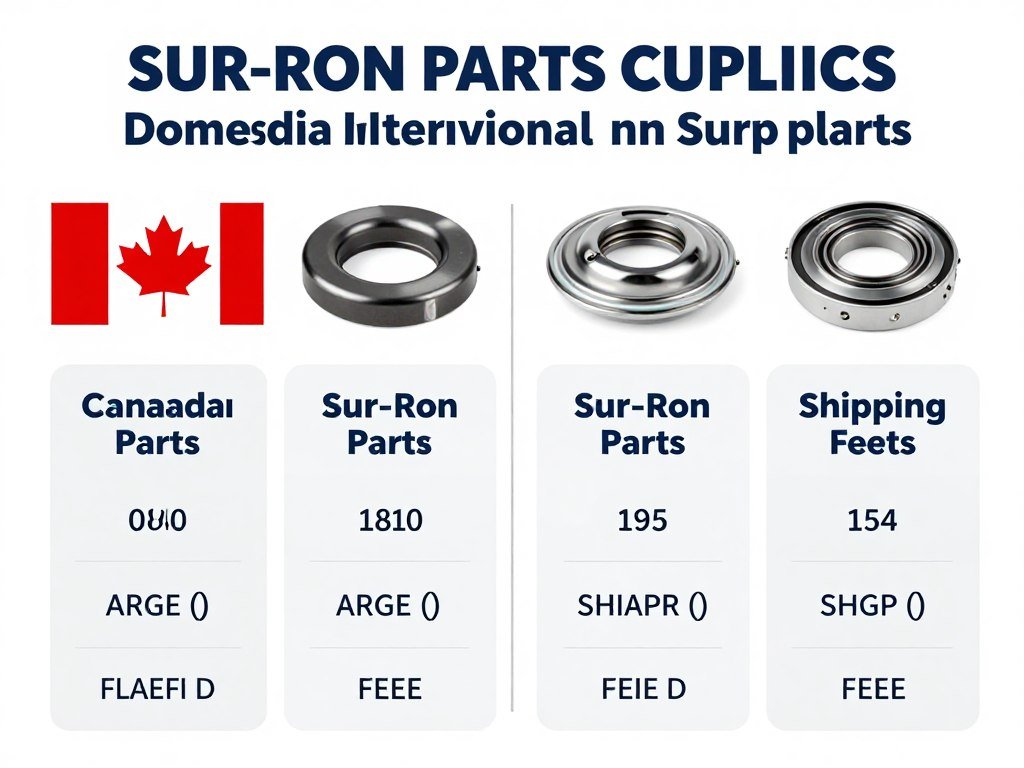 Price comparison chart for Sur-Ron parts Canadian vs international