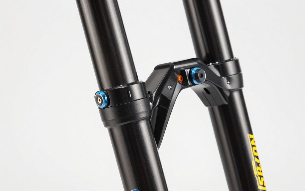 Sur-Ron Ultra Bee front suspension fork assembly with adjustable settings