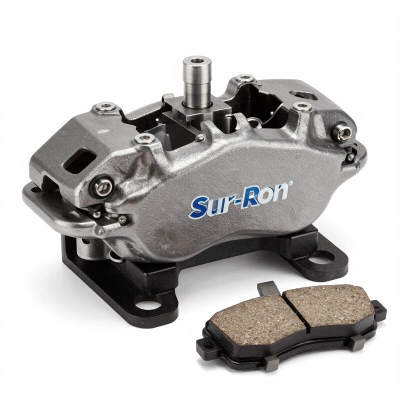 Sur-Ron rear brake caliper and mounting bracket assembly